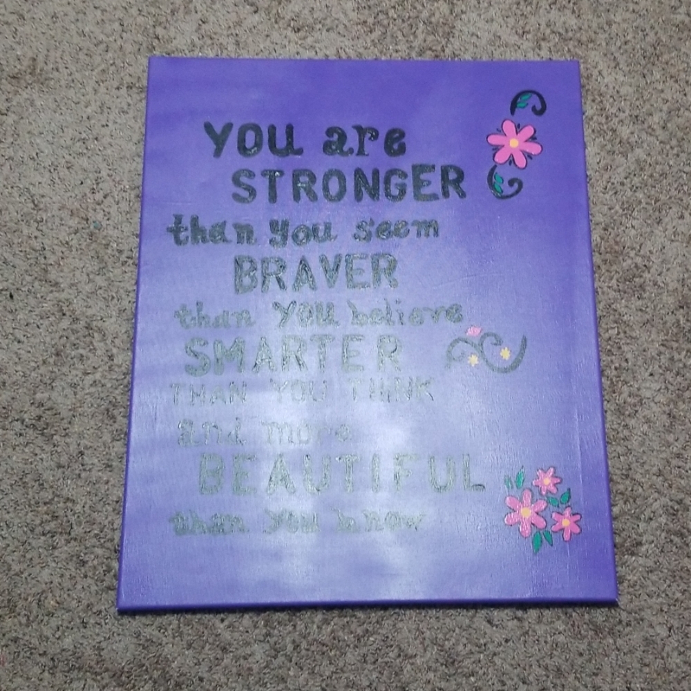 Insparational wall art